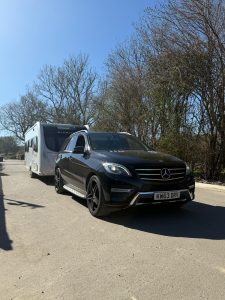 Photo of Rudolf Recovery relocating a caravan on behalf of a client.