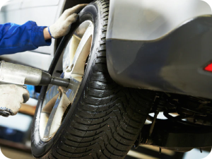 Mobile Tyre fitting service provided by Roland at Rudolf Recovery